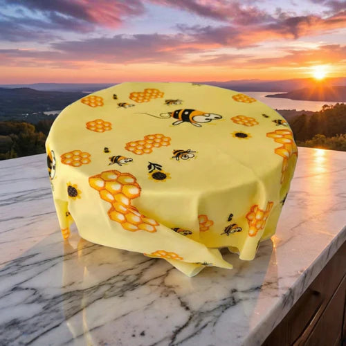 3-teiliges Bienenwachstuch