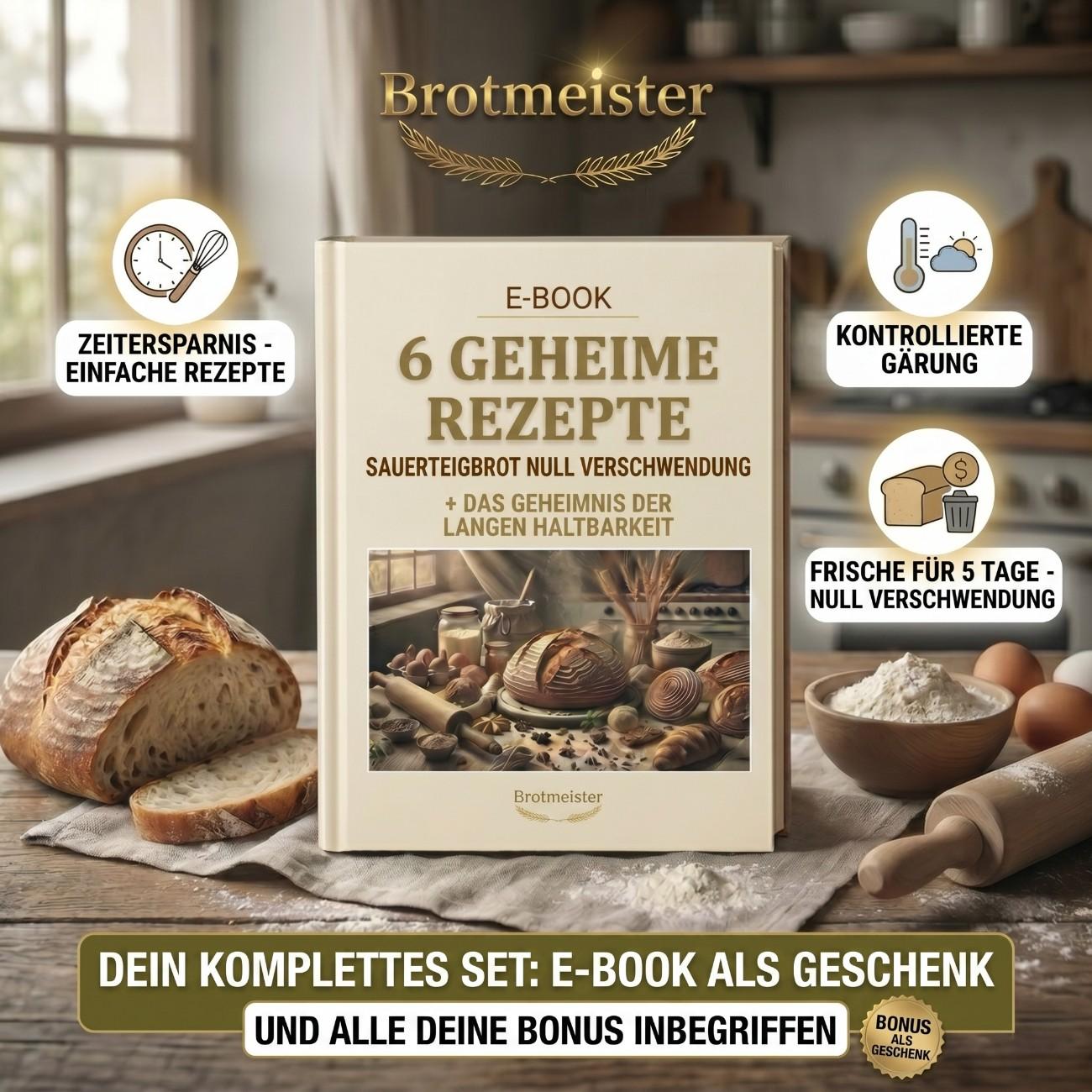 Komplettes Sauerteigkit für Zuhause