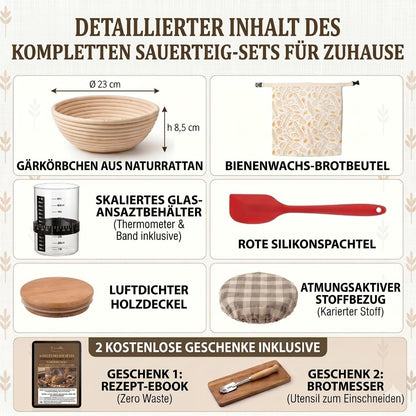 Komplettes Sauerteigkit für Zuhause