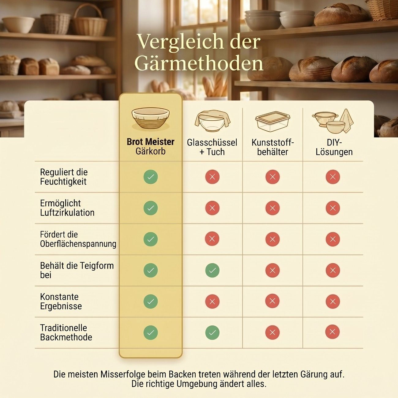 Gärkorb aus Naturrattan